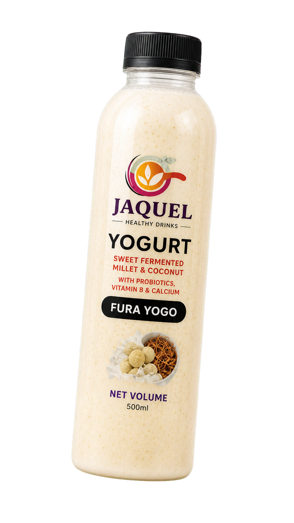 Jaquel Fura Yogo yoghurt bottle